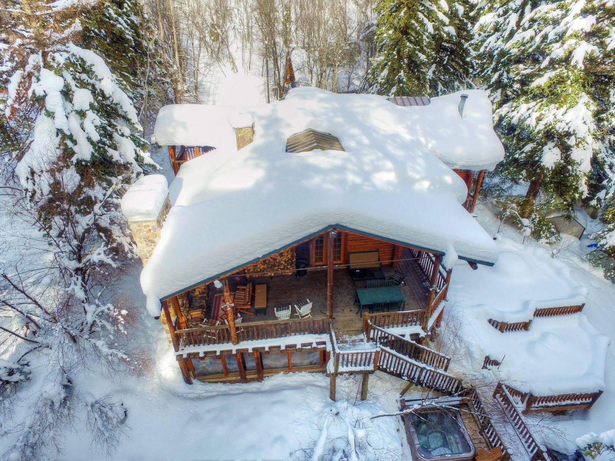 Sundance Log Cabin On The Stream מראה חיצוני תמונה